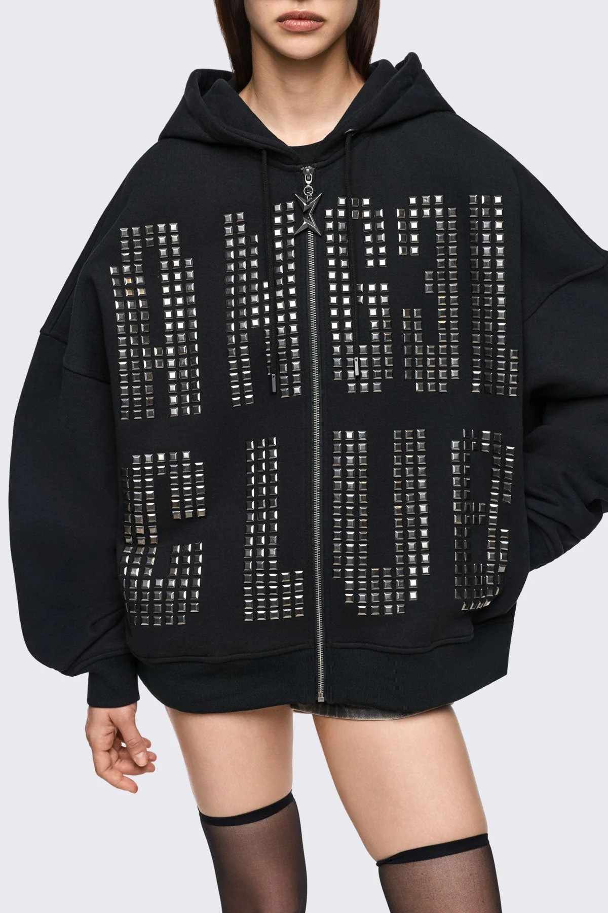 Angel Club Zip Up Hoodie - Image 3