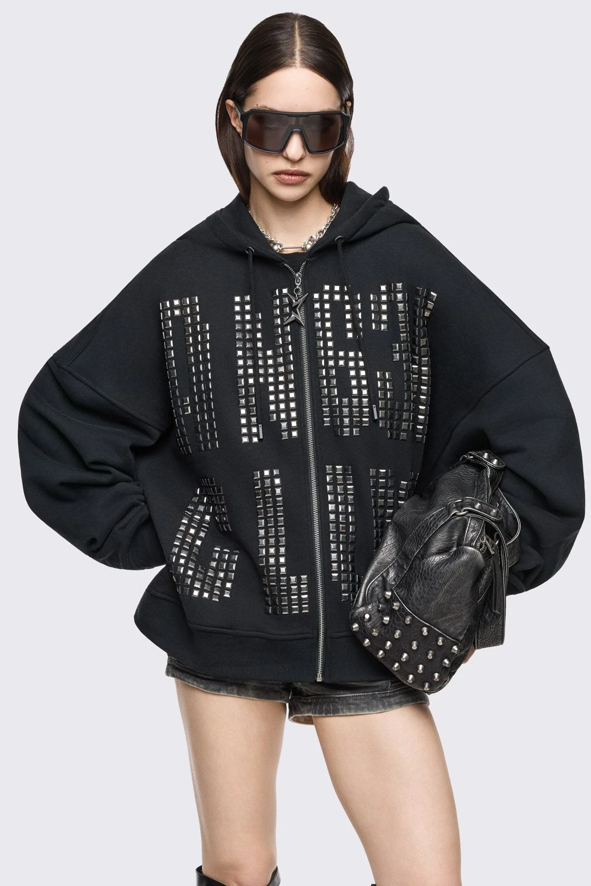 Angel Club Zip Up Hoodie - Image 6