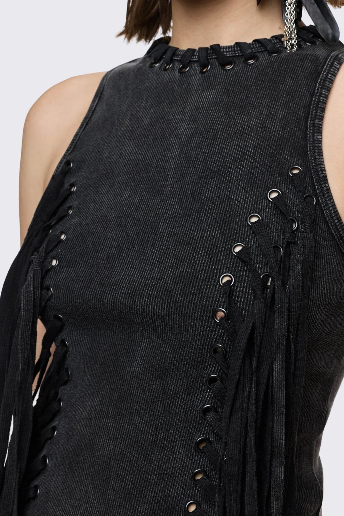 Anya Washed Vest Top - Image 3