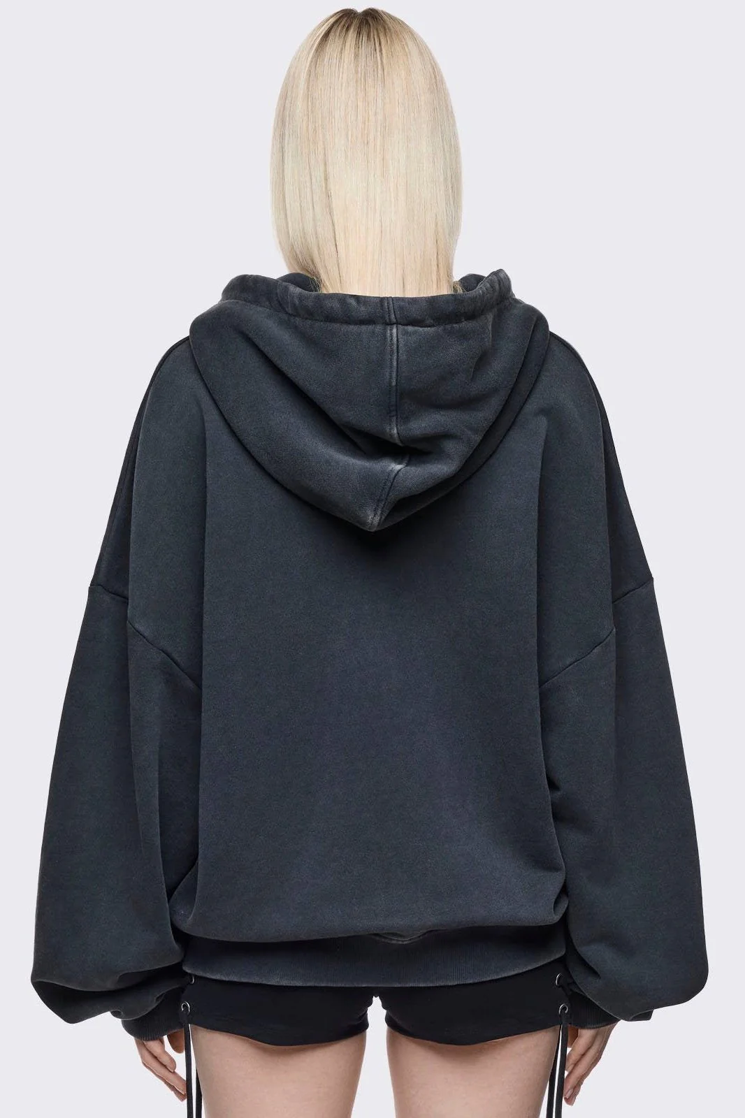 Blackout Washed Zip Up Hoodie - Image 6