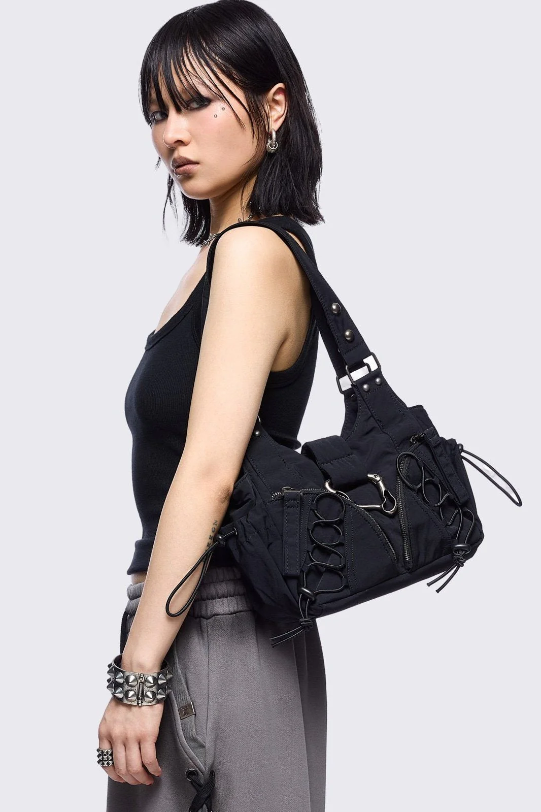 Blok Nylon Shoulder Bag - Image 2