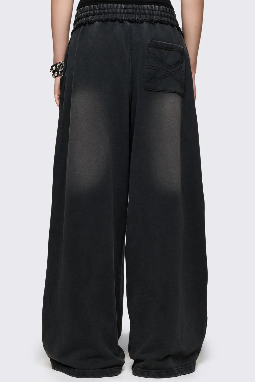 Blur Black Washed Sweatpants - Image 6