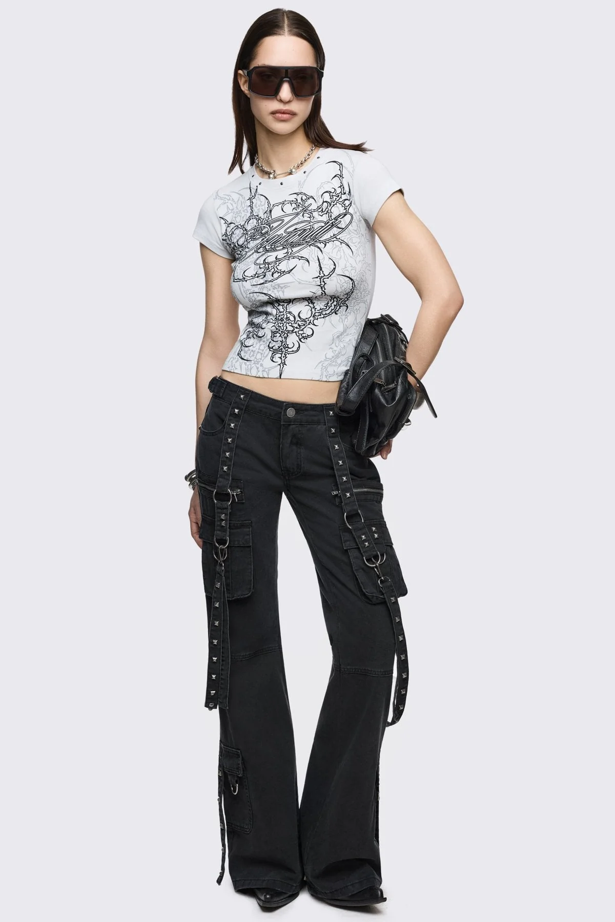 Bruise Flared Jeans - Image 6
