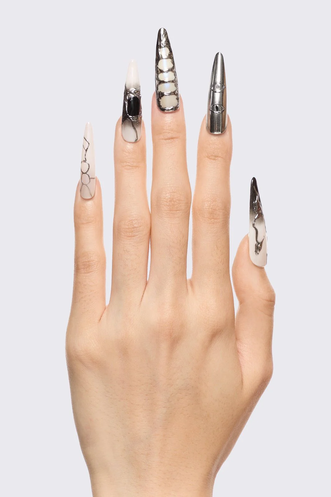 Chrome Crush Press On Nail Set - Image 4