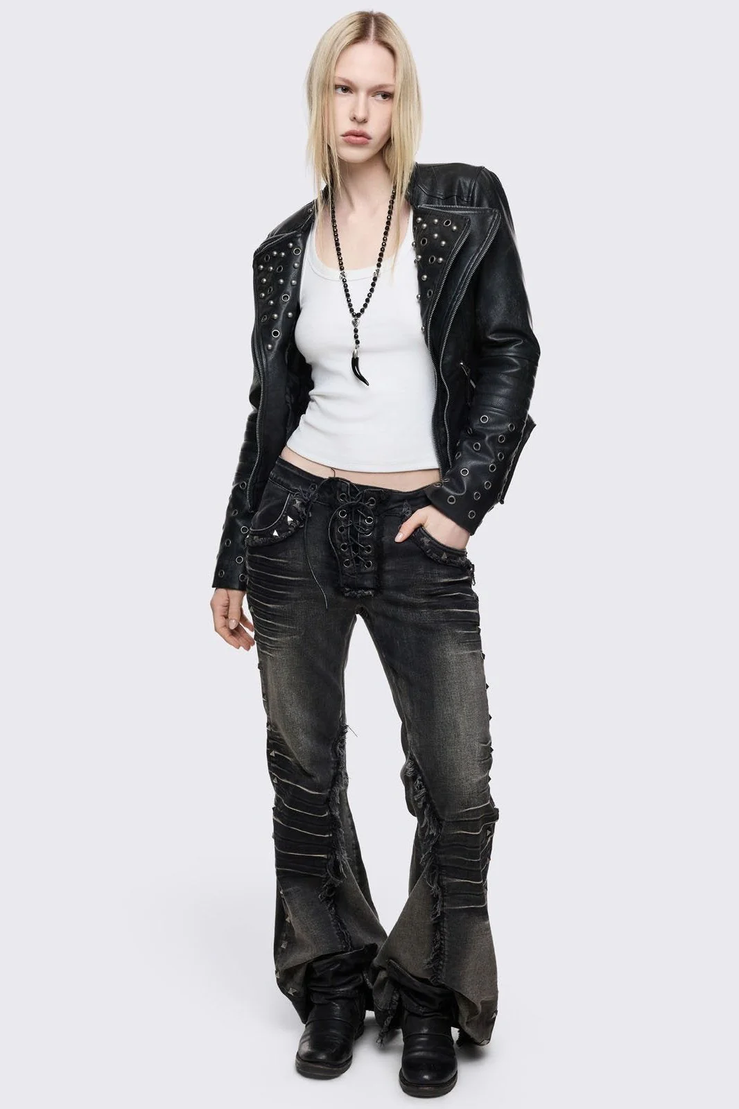 Courtney Biker Jacket - Image 8