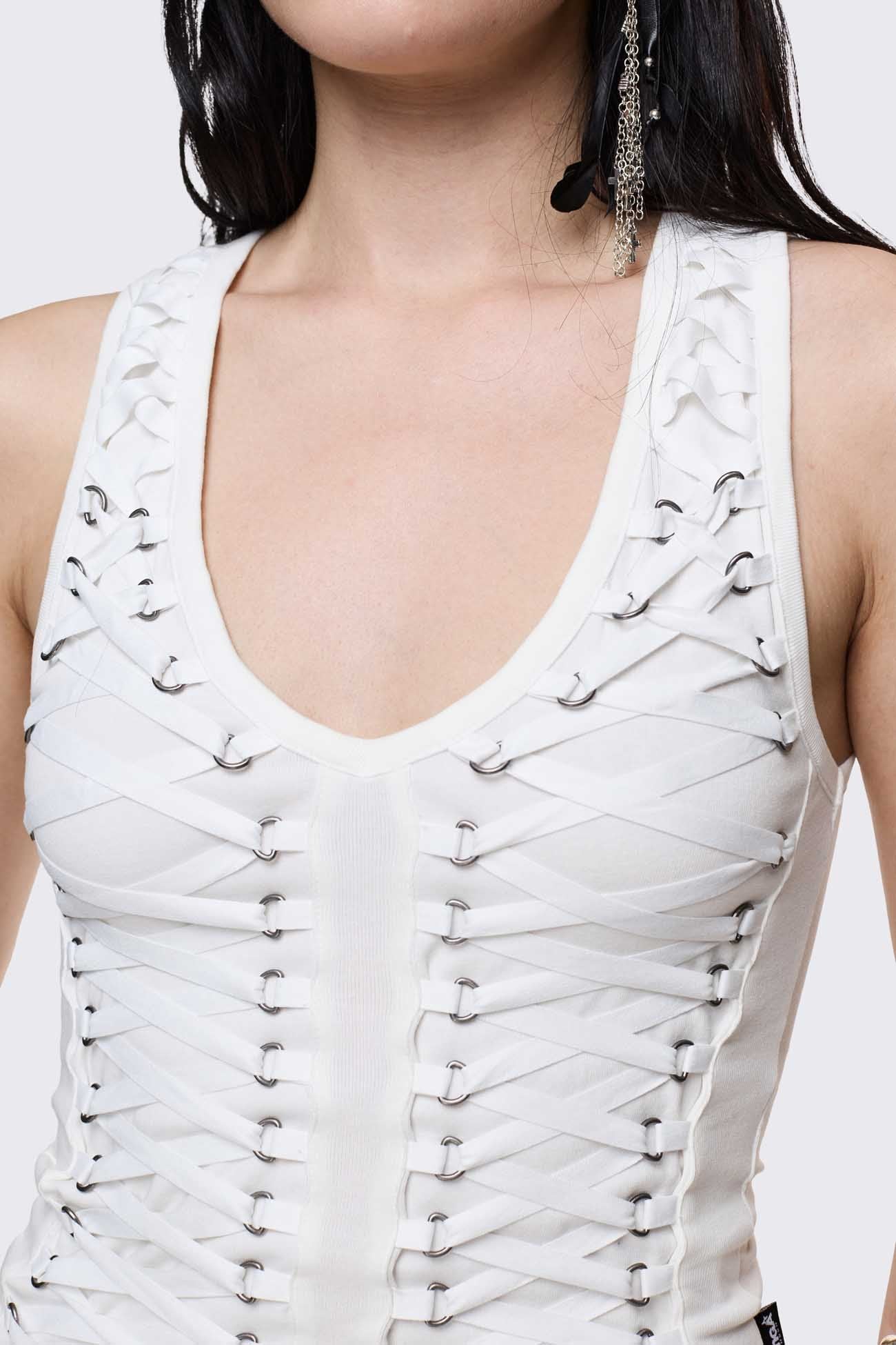 Courtney Lace-Up Top - Image 3