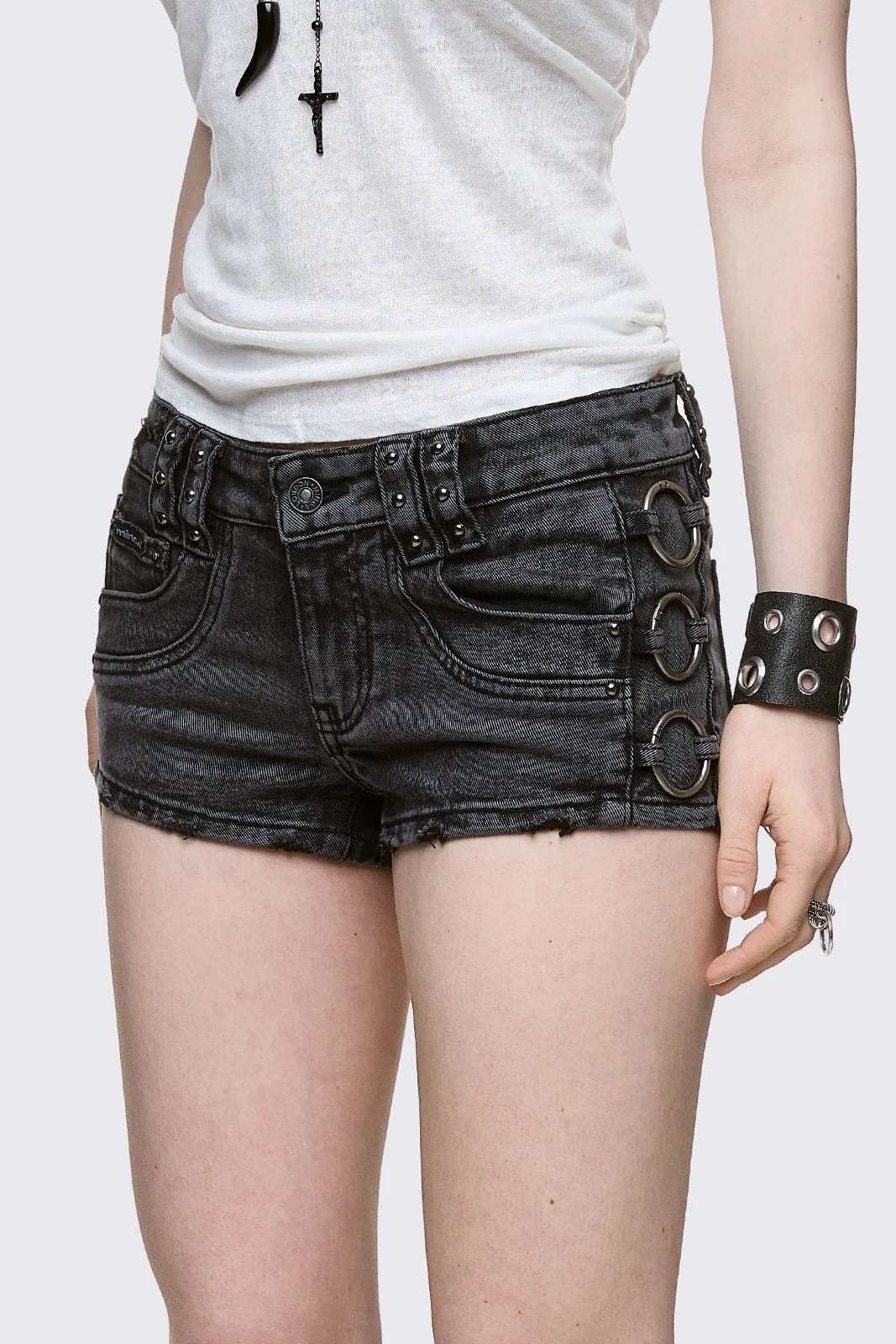 Debbie Mini Denim Shorts - Image 5