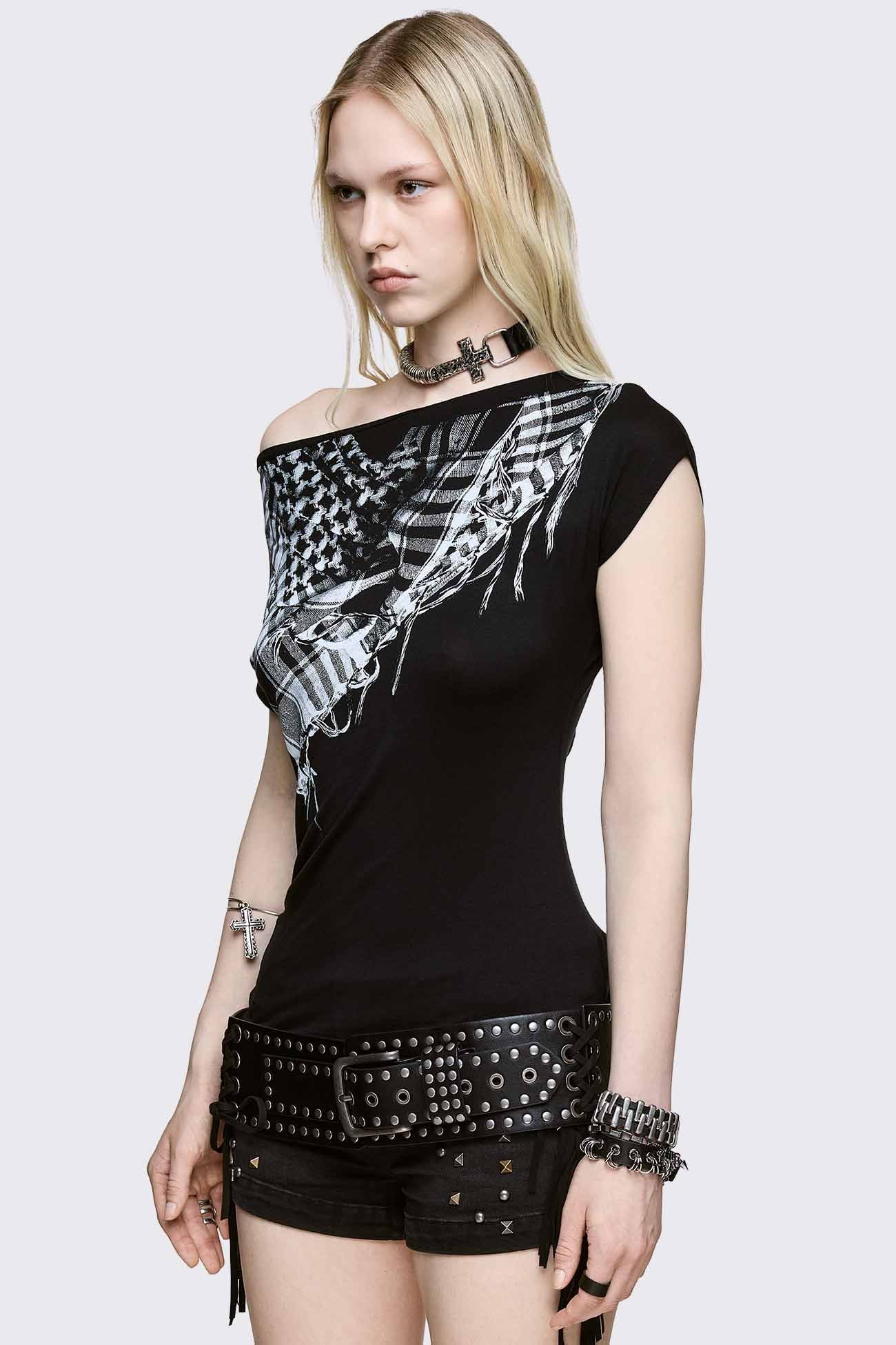 Elowen Off Shoulder Top - Image 6