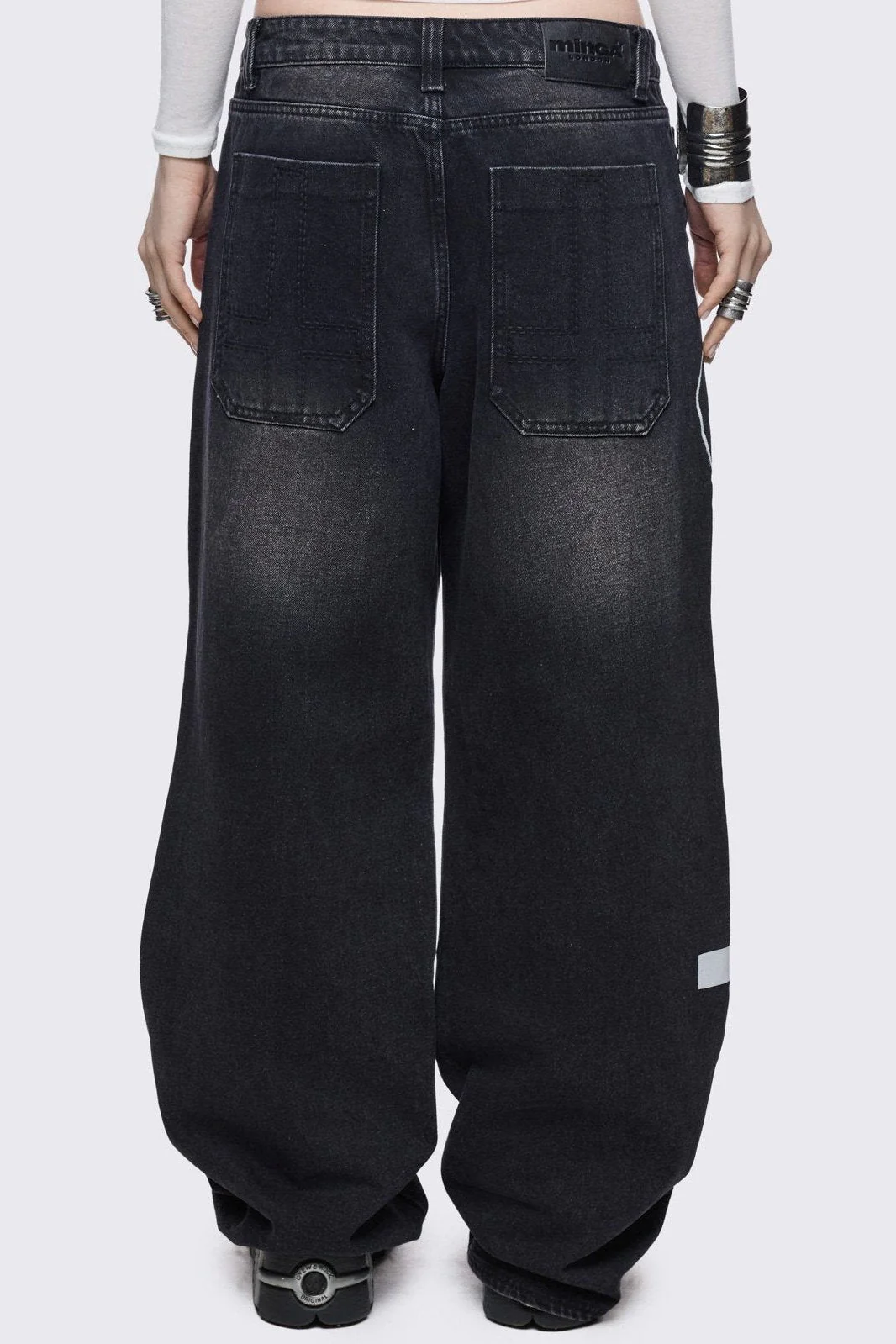Ephemeral Graphic Baggy Jeans - Image 4