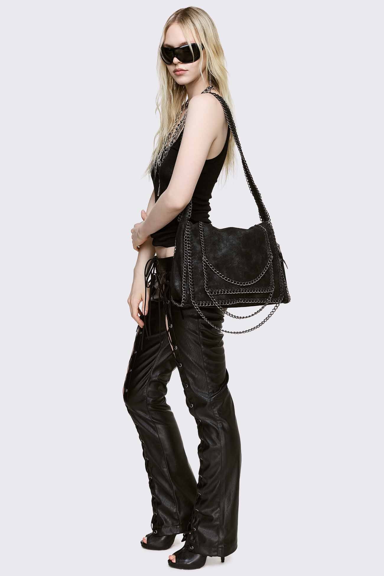 Esme Vegan Leather Shoulder Bag - Image 2