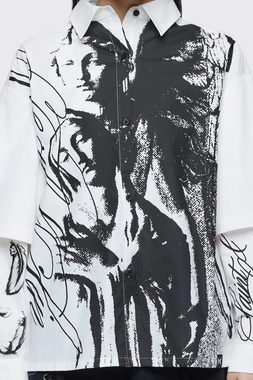 Faith & Sin Layered Shirt - Image 3