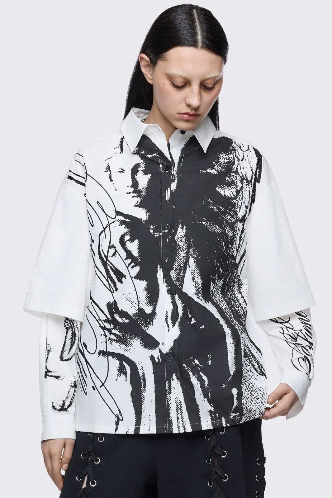 Faith & Sin Layered Shirt - Image 6