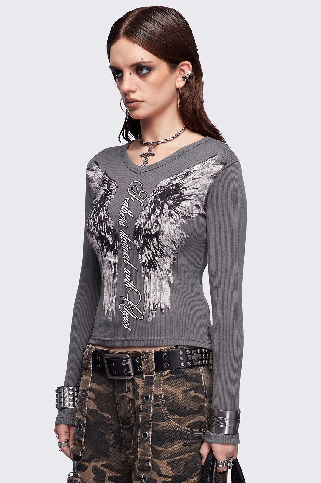 Feathers Stained Top - Image 3