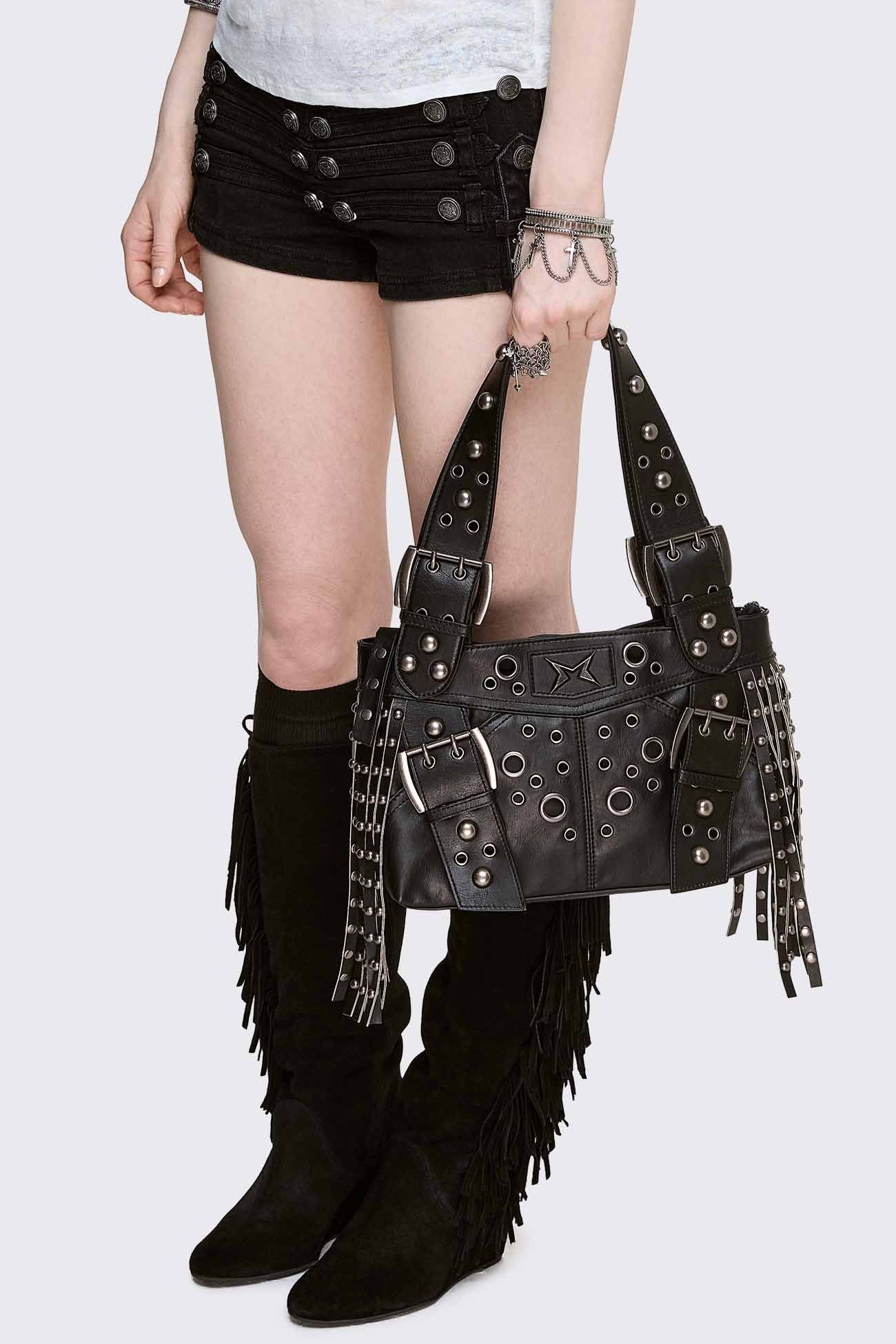 Fern Vegan Leather Shoulder Bag - Image 2