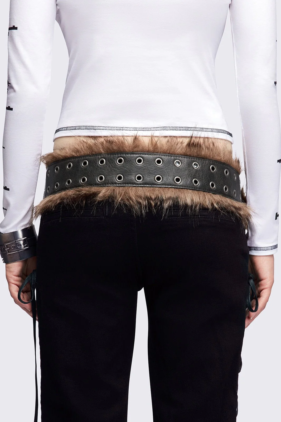 Furry Buckle Belt - Image 3