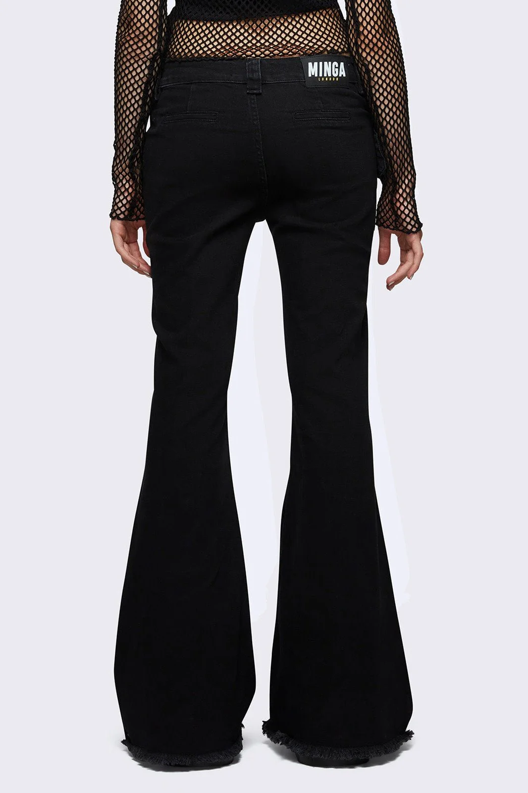 Gia Belted Flared Jeans - Image 3