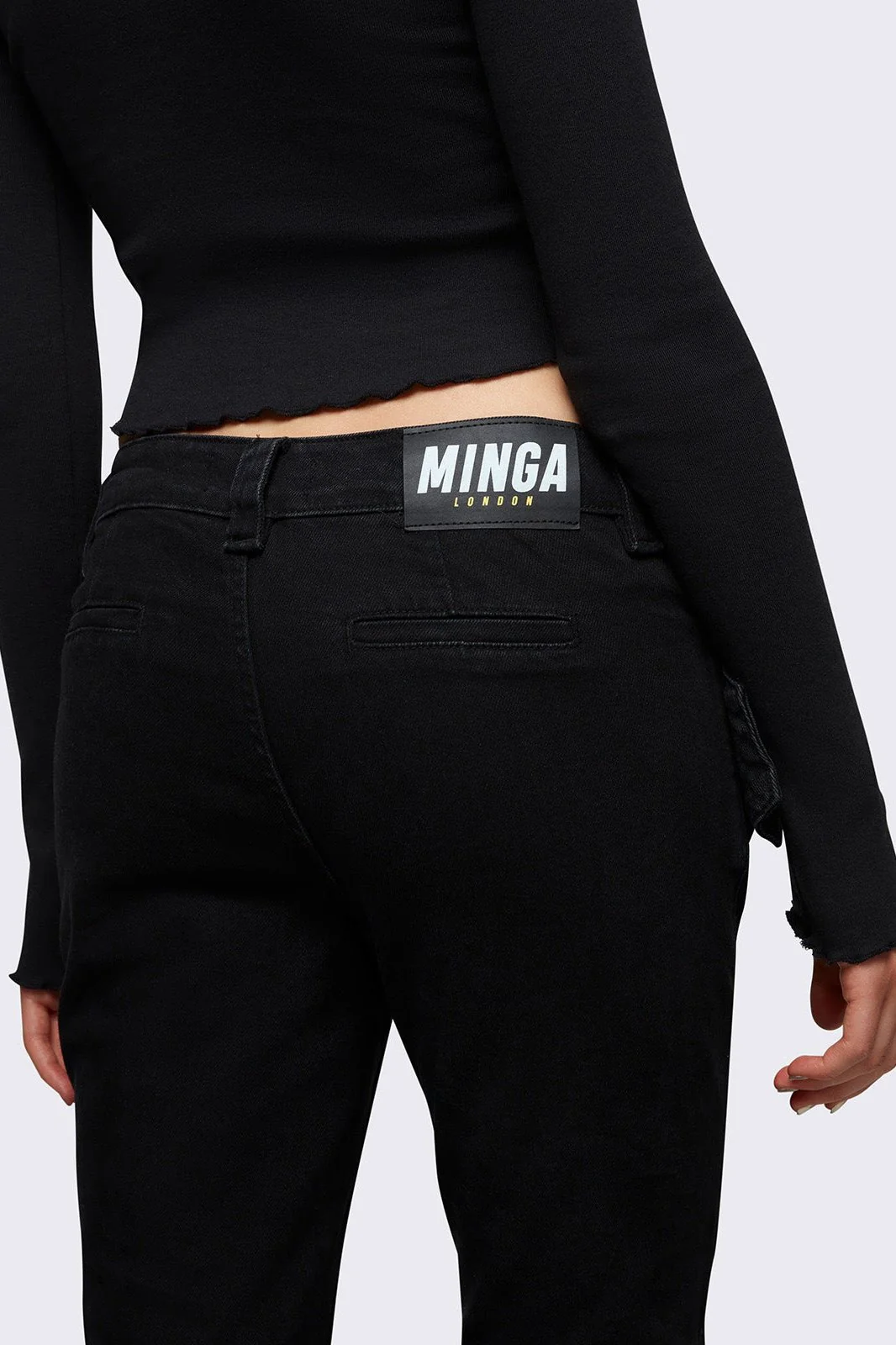 Gia Belted Flared Jeans - Image 6