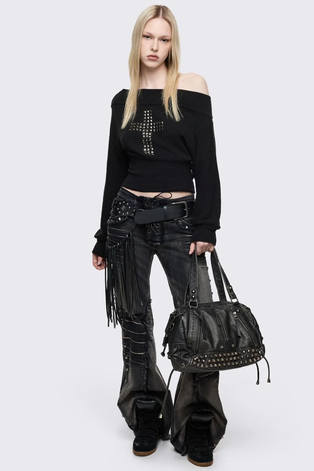 Grace Off-Shoulder Sweater - Image 4