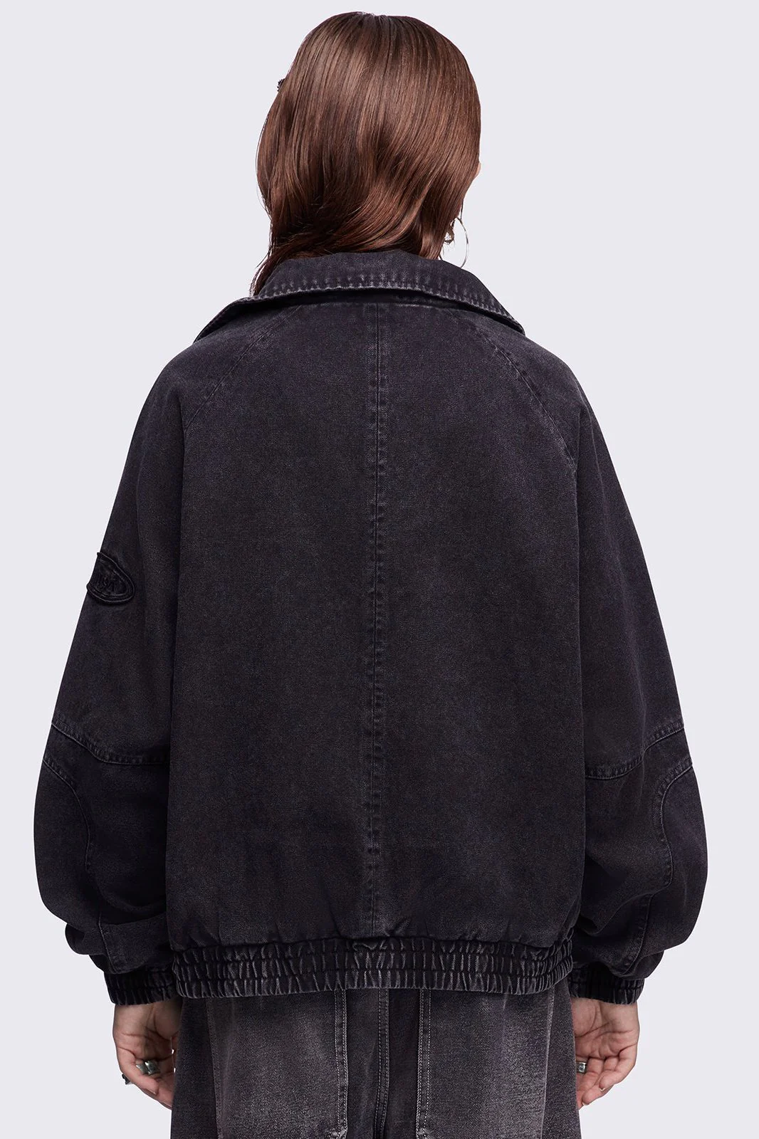 Harley Black Bomber Jacket - Image 4