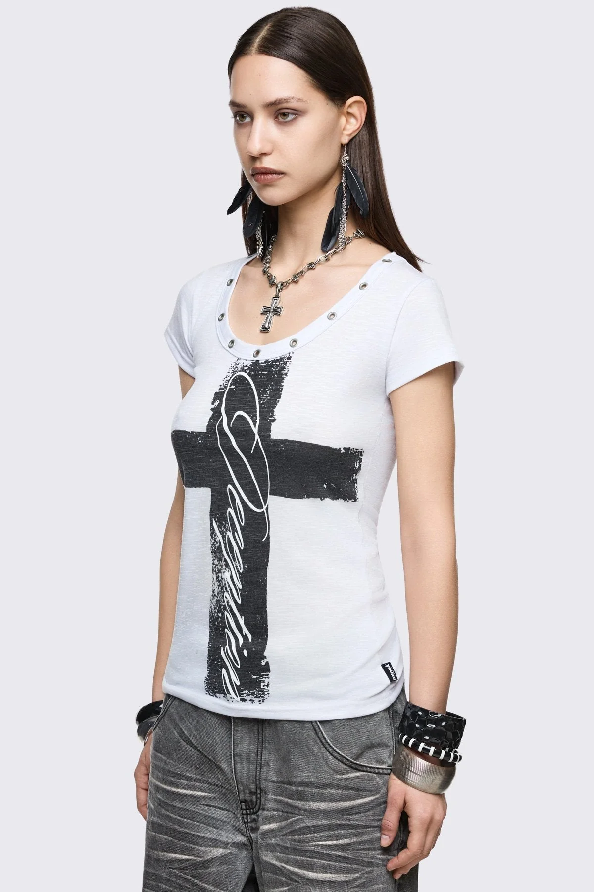 Heaven Knows Baby Tee - Image 4