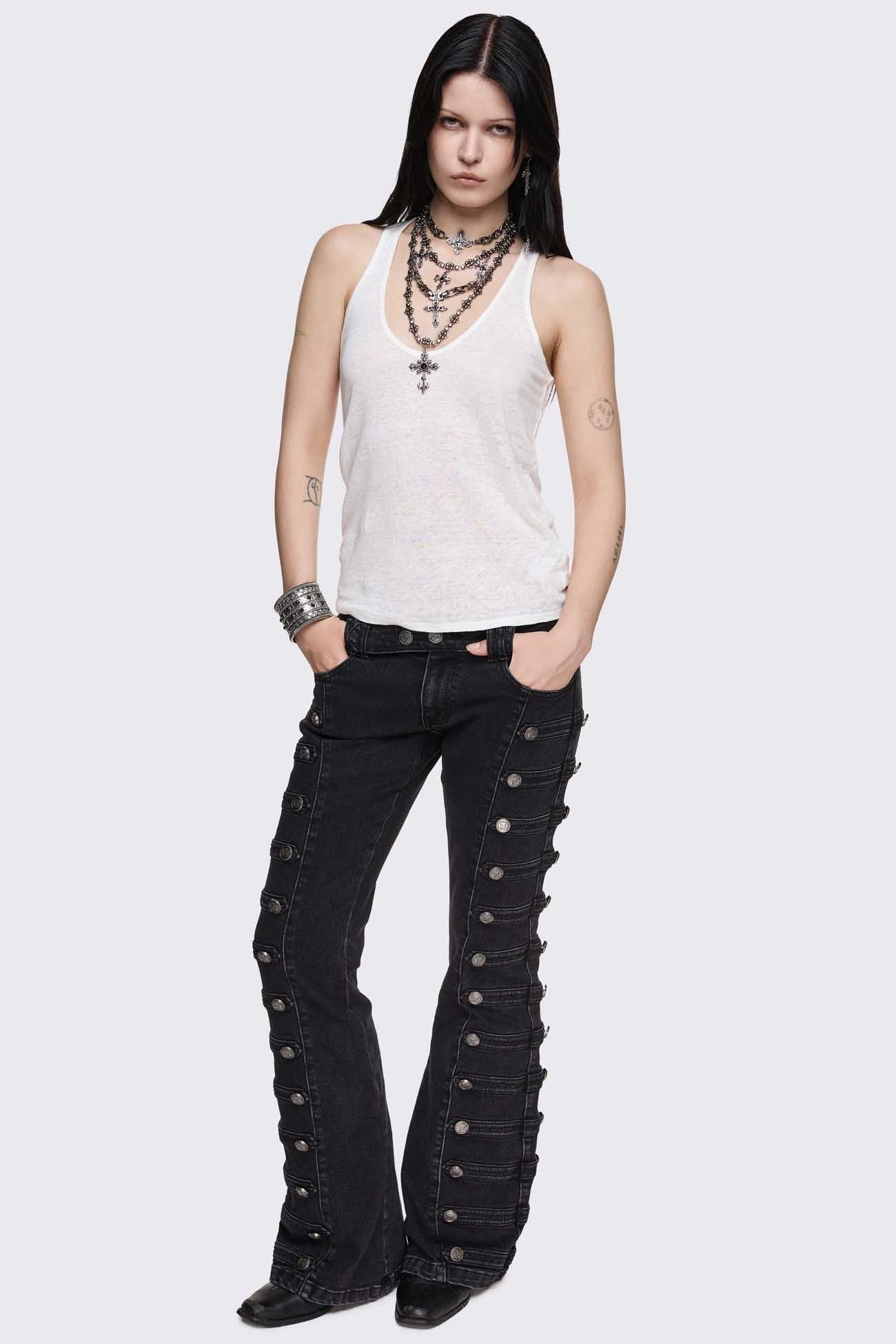 Hilda Flared Jeans - Image 7