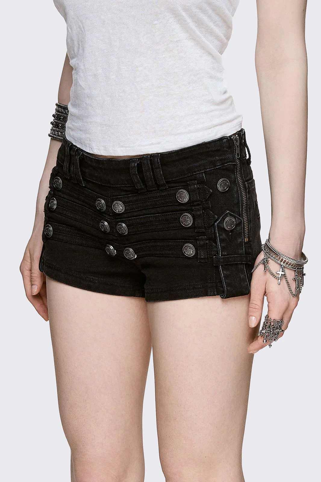 Hilda Mini Denim Shorts - Image 4