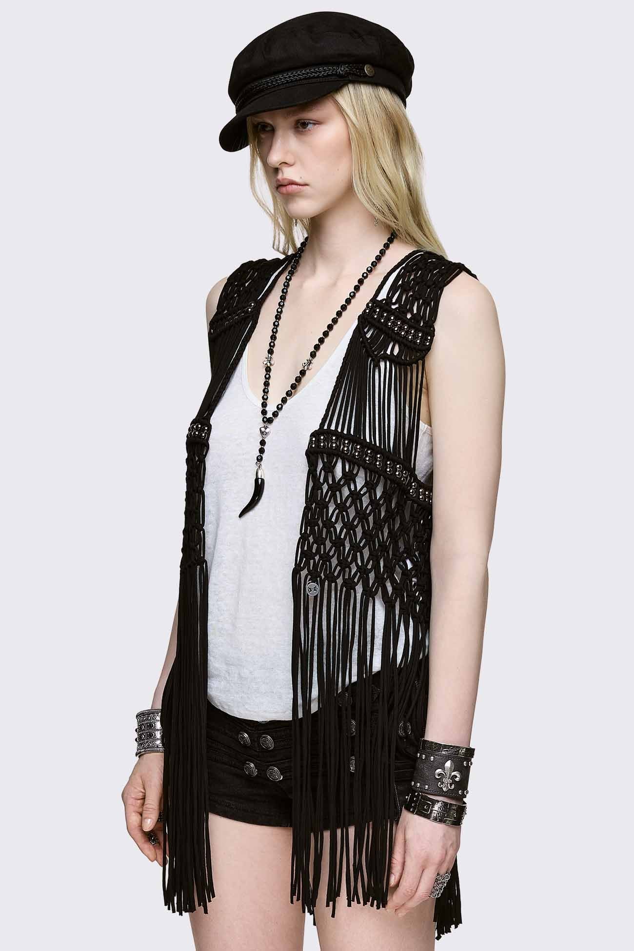 Ingrid Macrame Waistcoat - Image 3