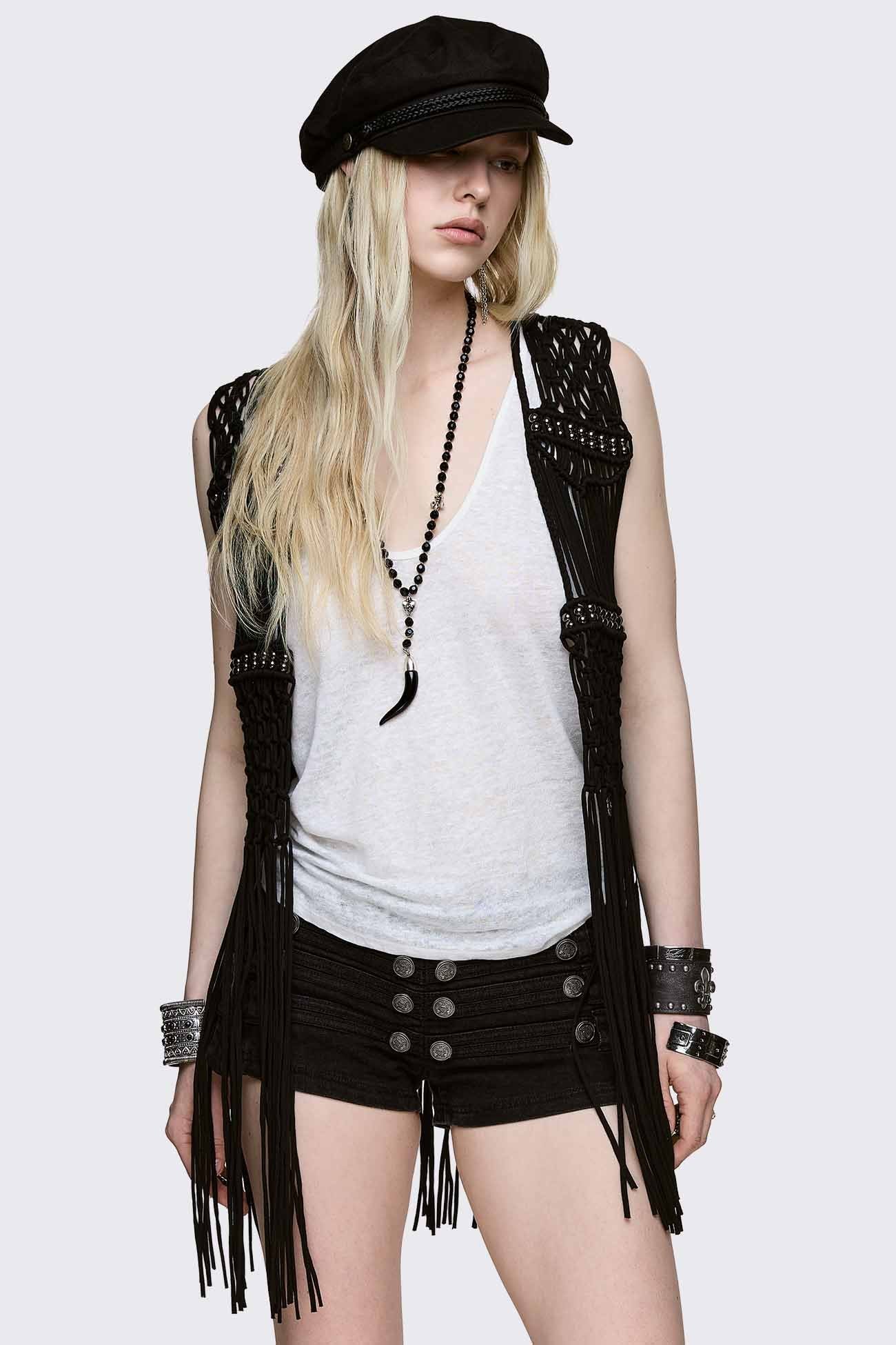 Ingrid Macrame Waistcoat - Image 8