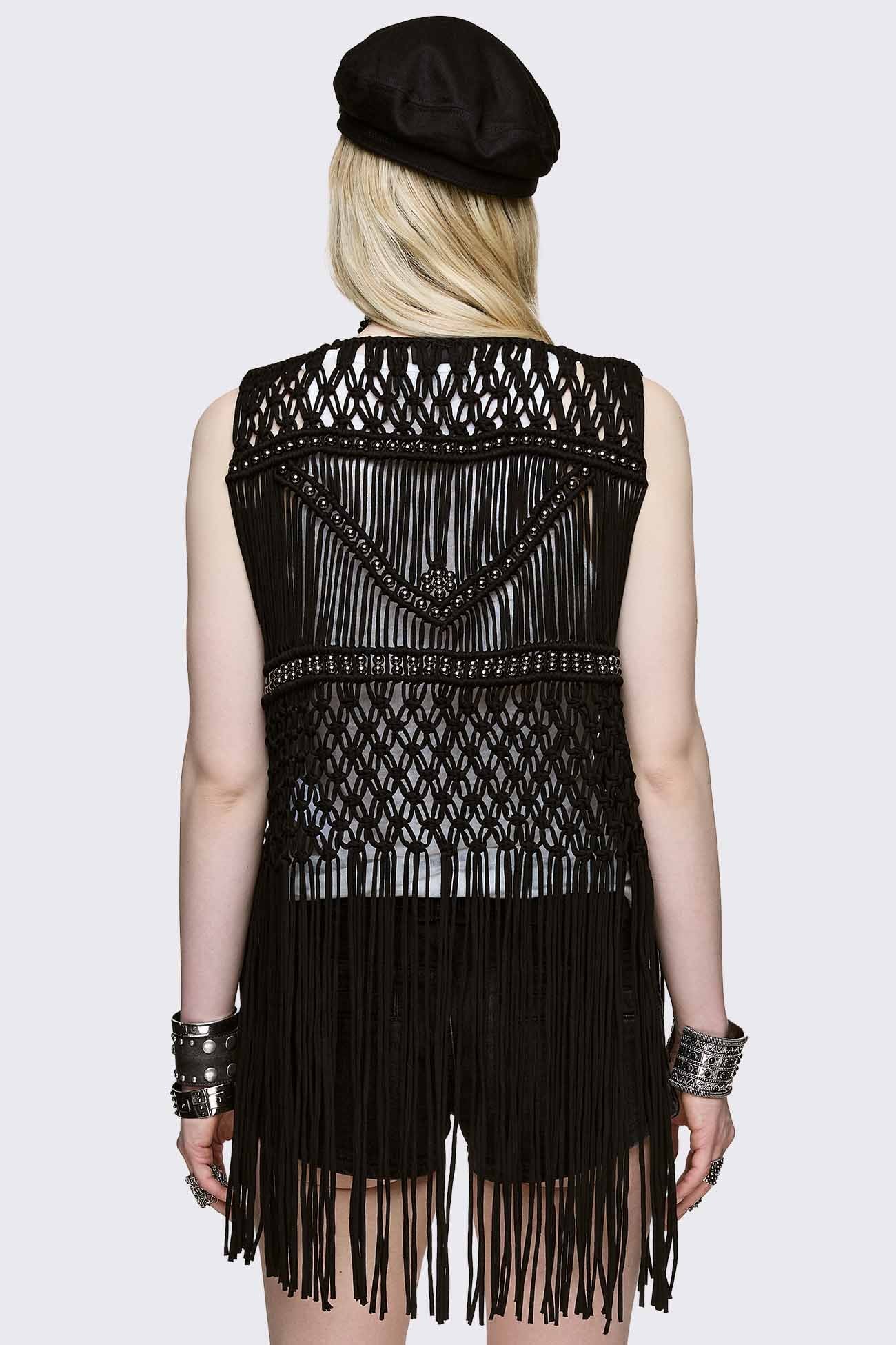 Ingrid Macrame Waistcoat - Image 9
