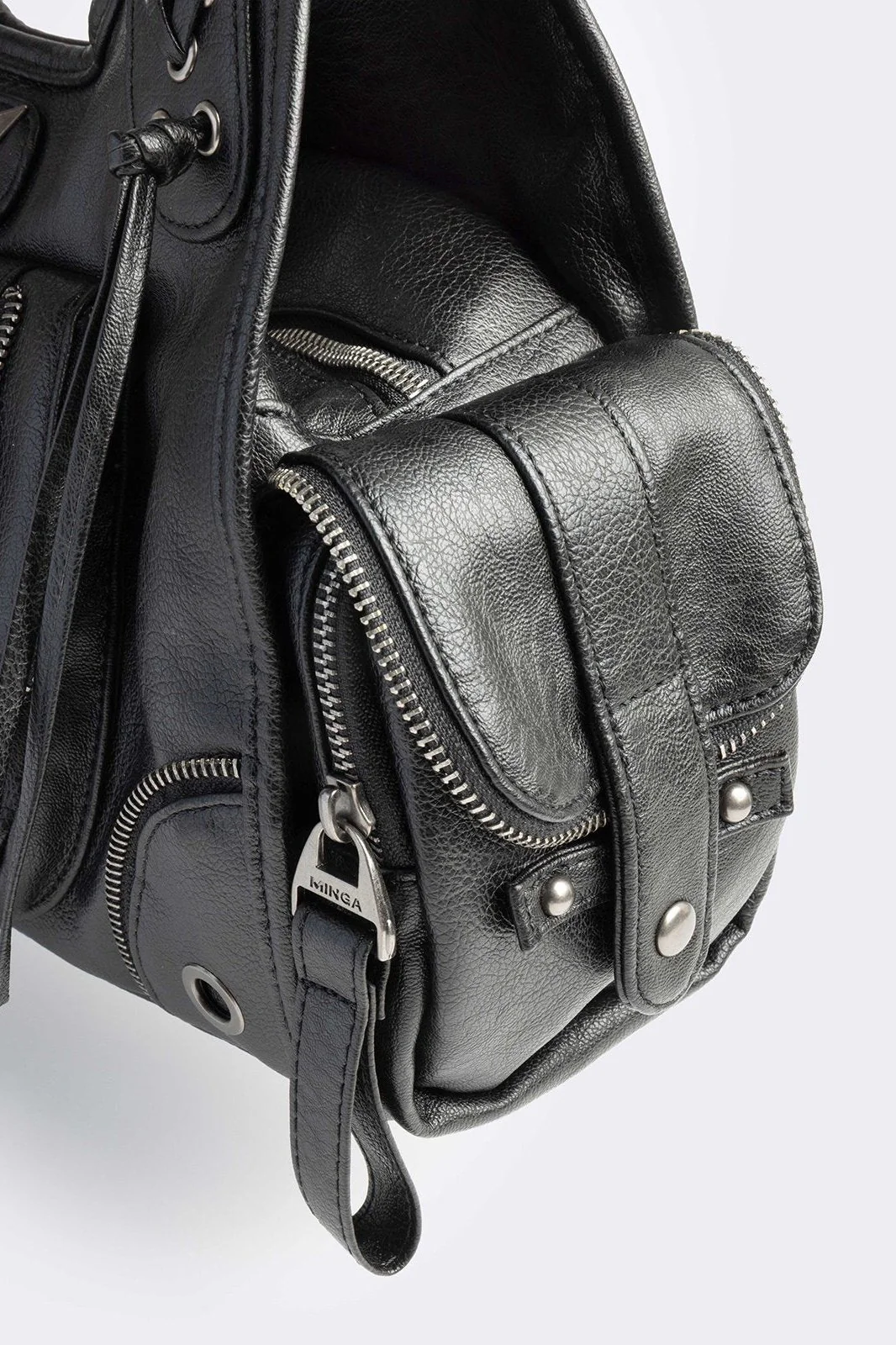 Jules Vegan Leather Shoulder Bag - Image 4