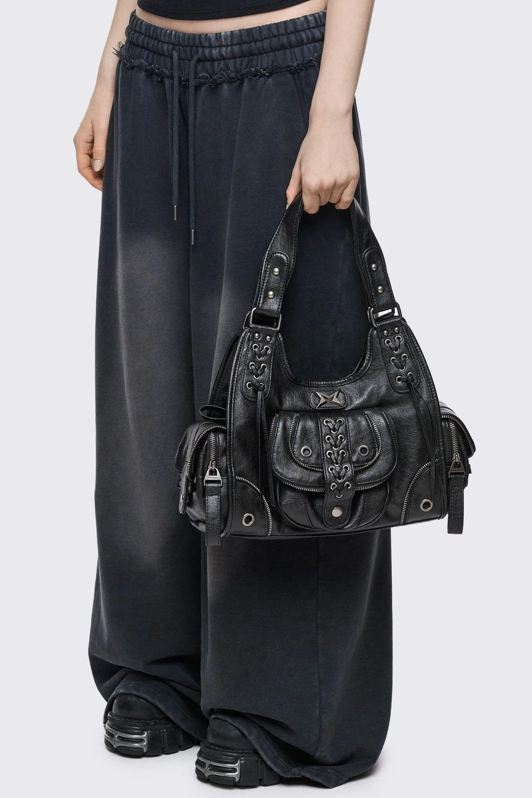 Jules Vegan Leather Shoulder Bag - Image 5