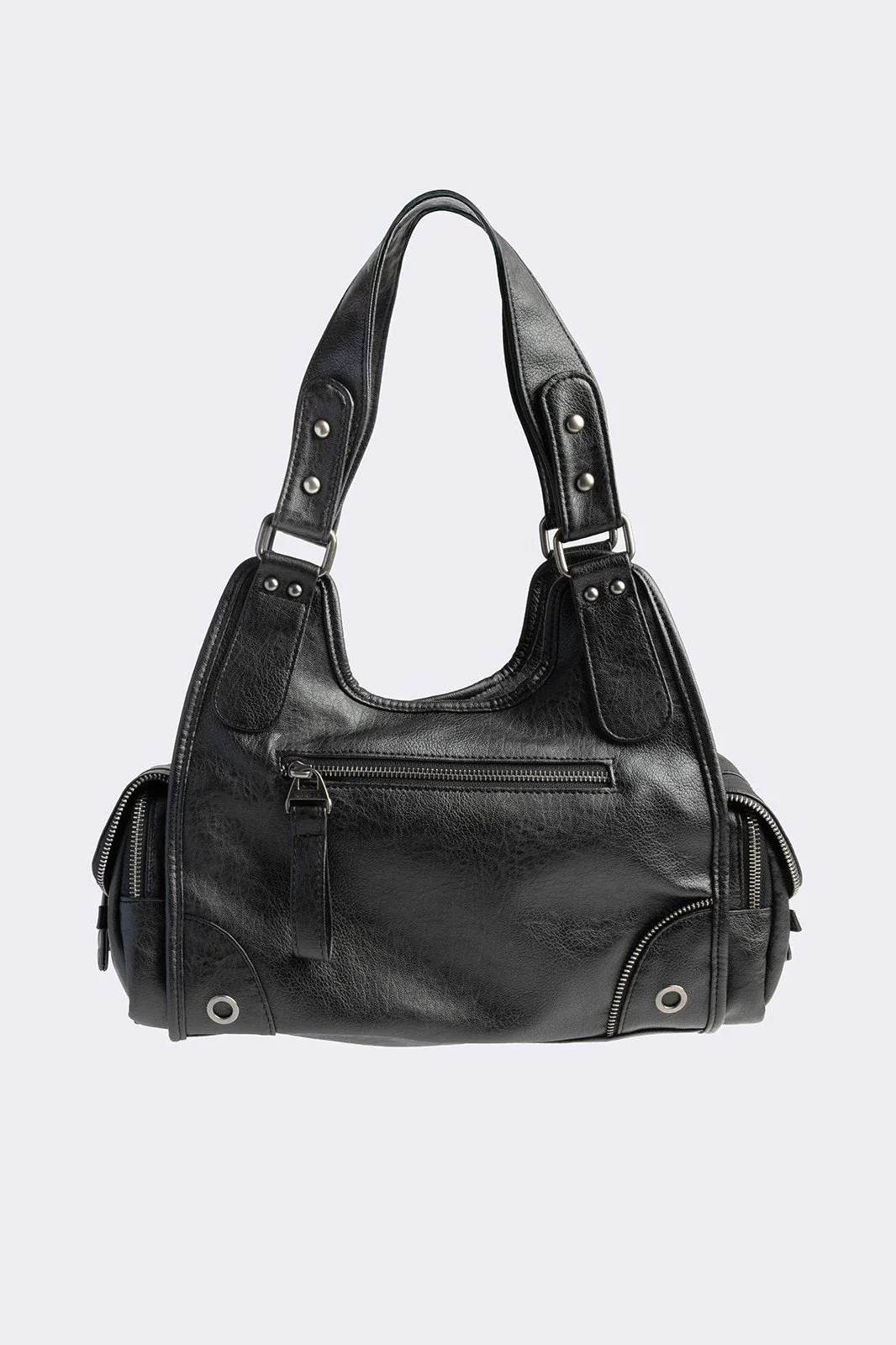 Jules Vegan Leather Shoulder Bag - Image 7