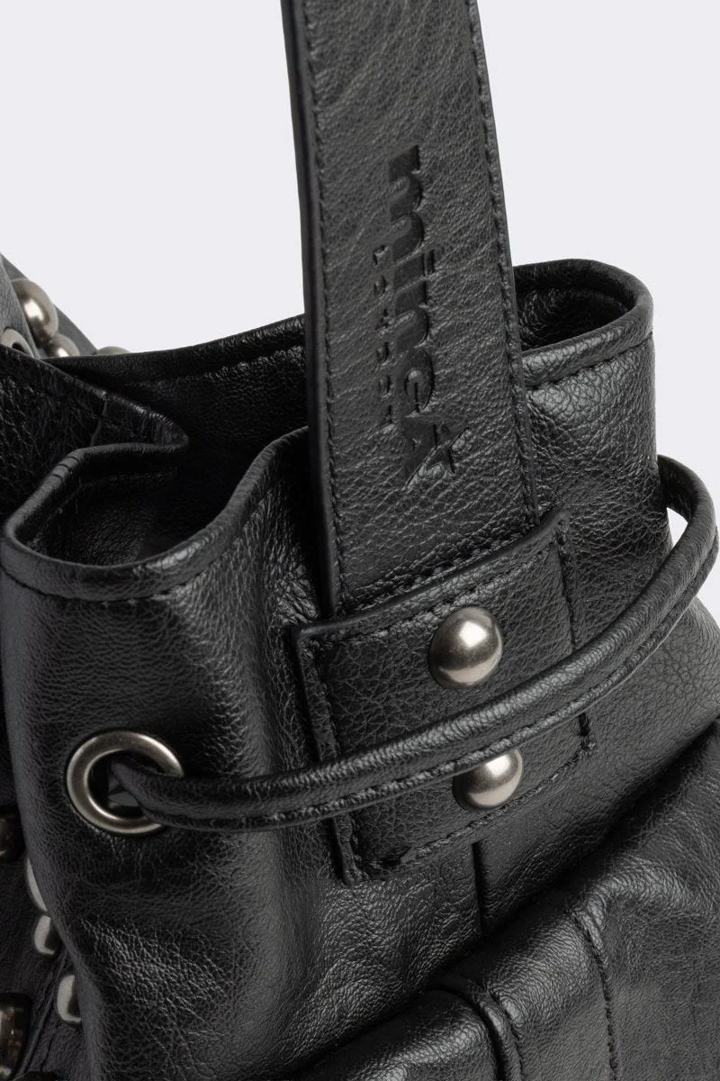 Kara Vegan Leather Bucket Bag - Image 5