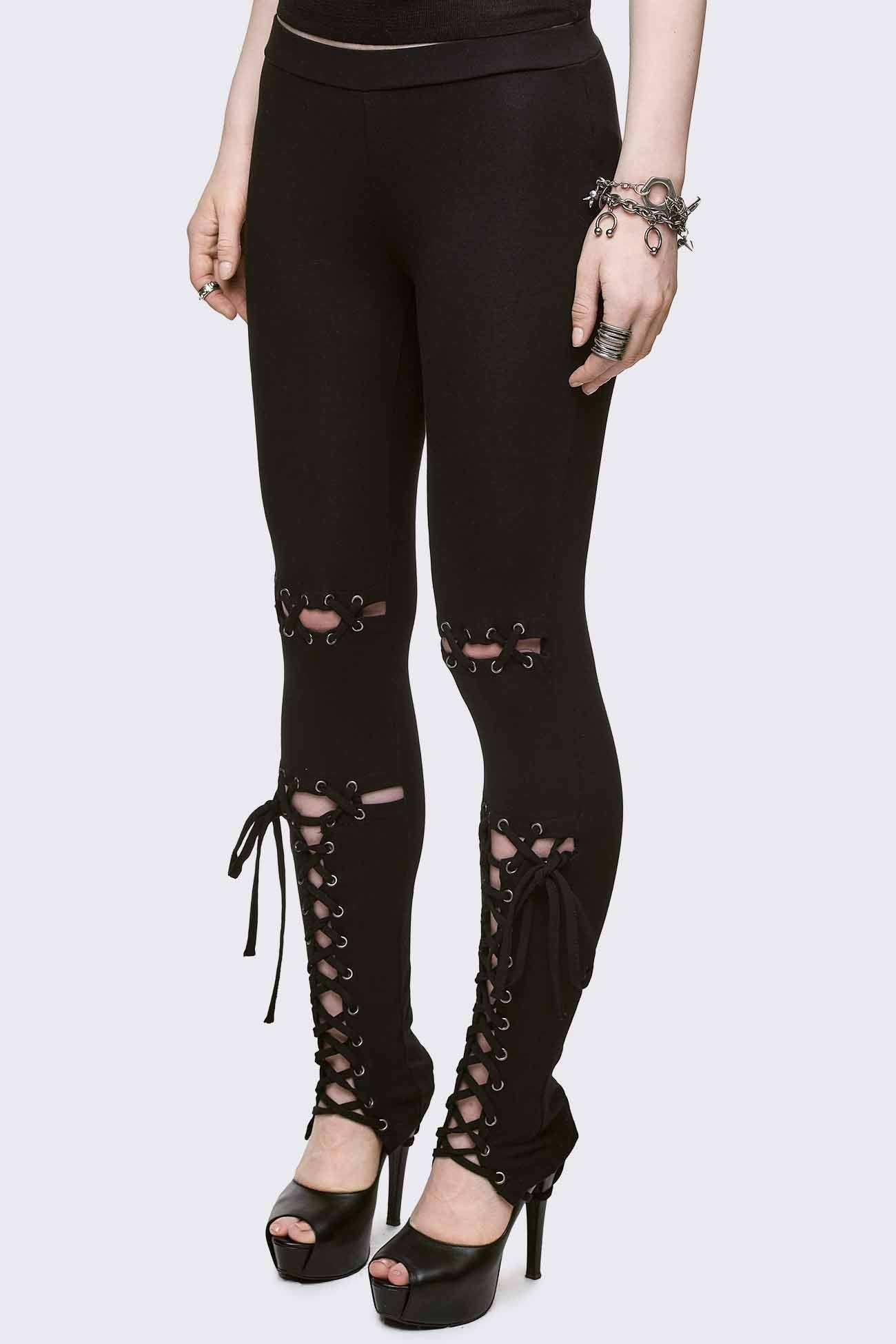 Laced Up Leggings - Image 3