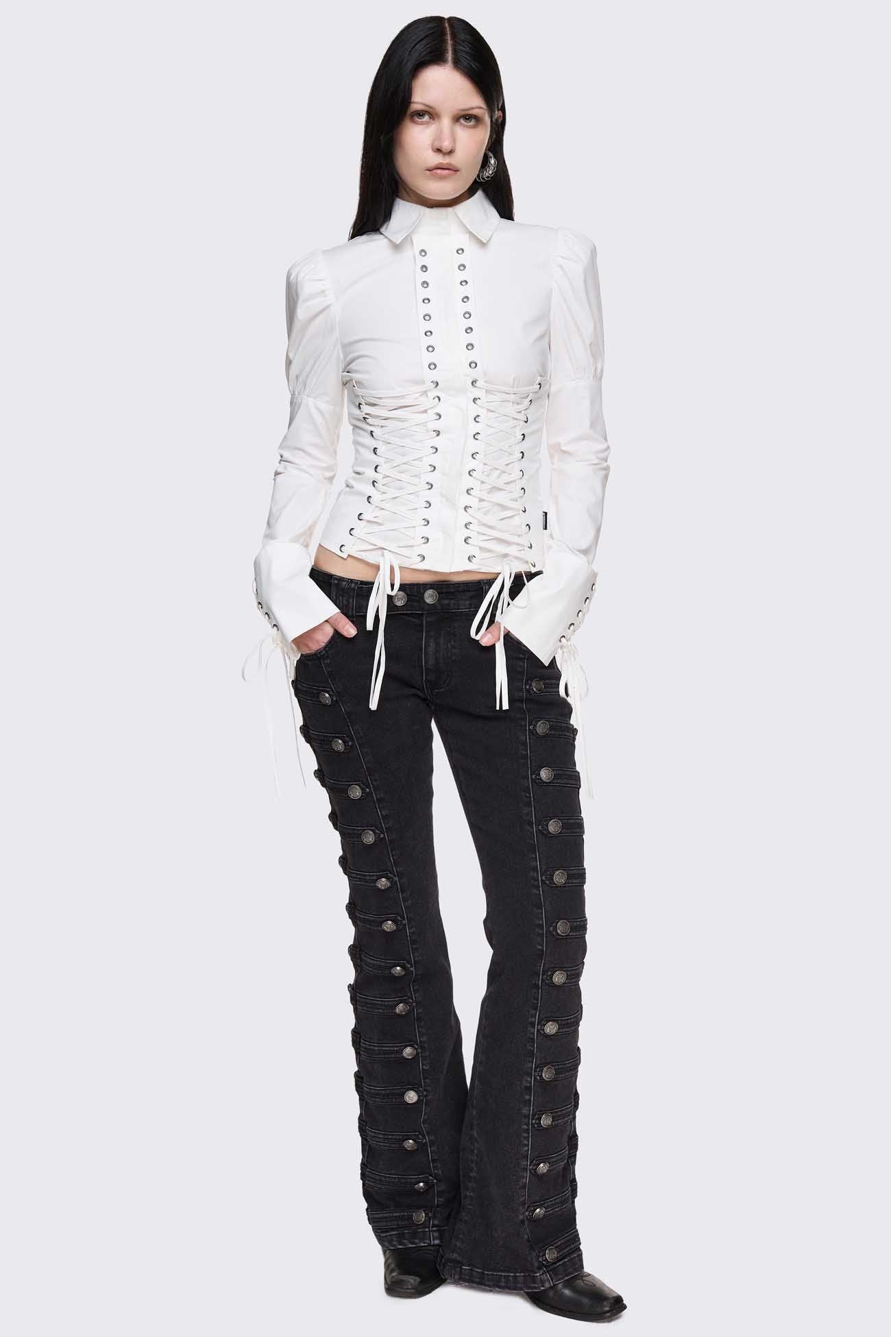 Lithium Lace Up Top - Image 4