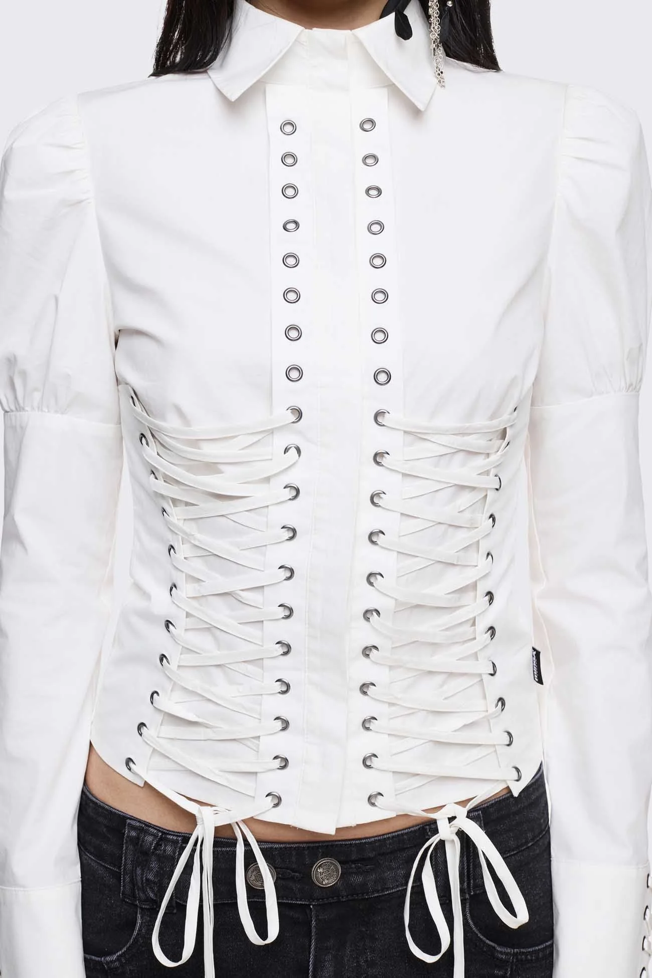Lithium Lace Up Top - Image 5