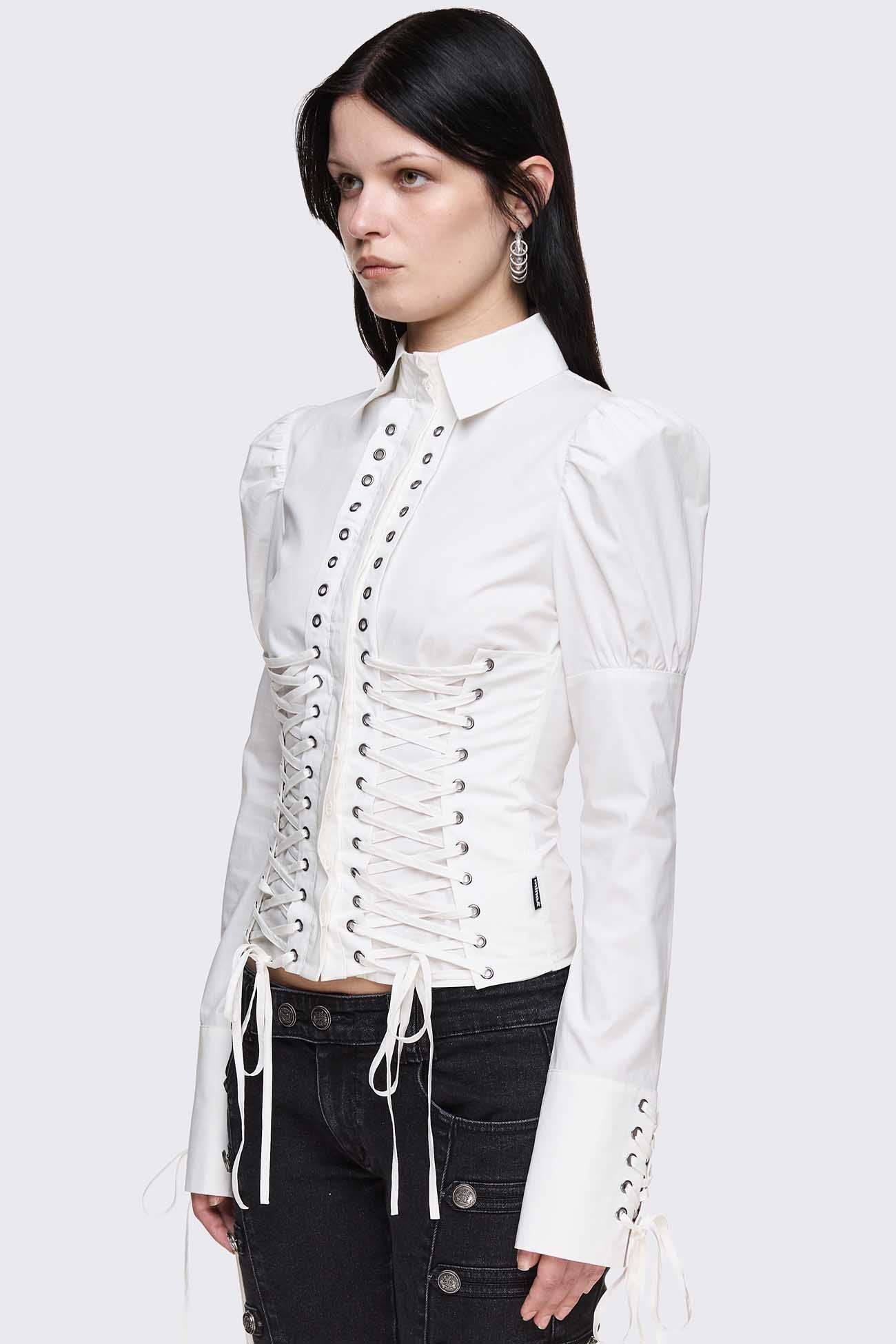 Lithium Lace Up Top - Image 6