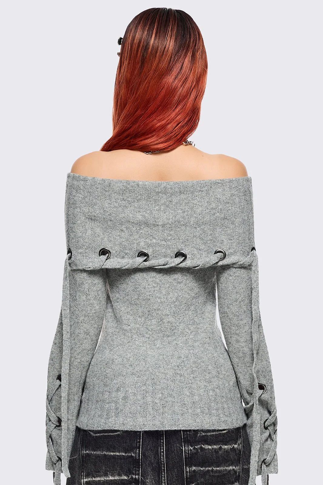 Lou Off-Shoulder Sweater - Image 3