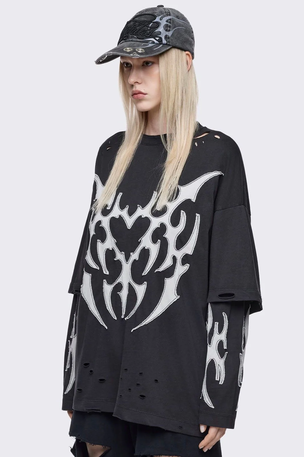 Luvx Black Layered T-Shirt - Image 3