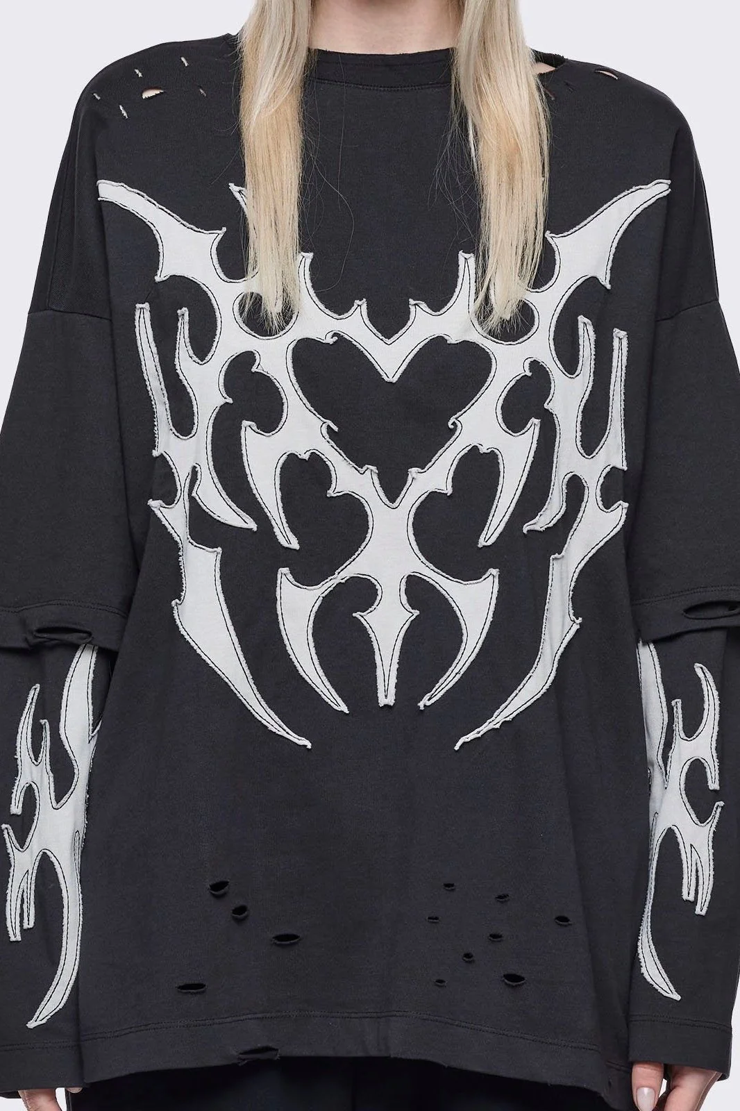 Luvx Black Layered T-Shirt - Image 6