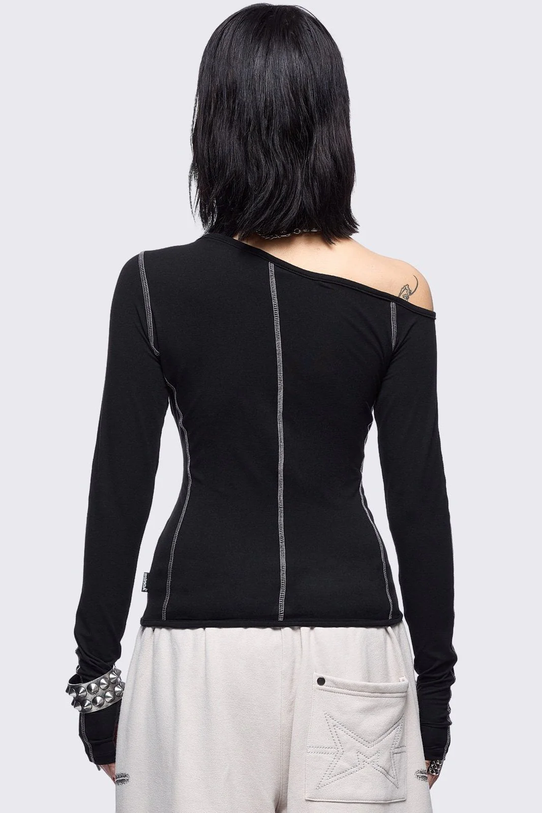 Mae Black Cut-Out Top - Image 4