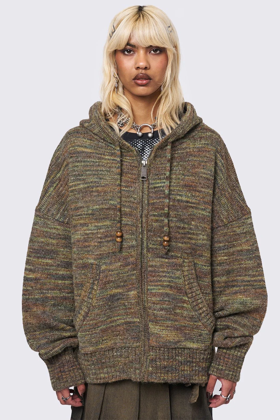 Maple Knitted Zip-Up Hoodie - Image 4