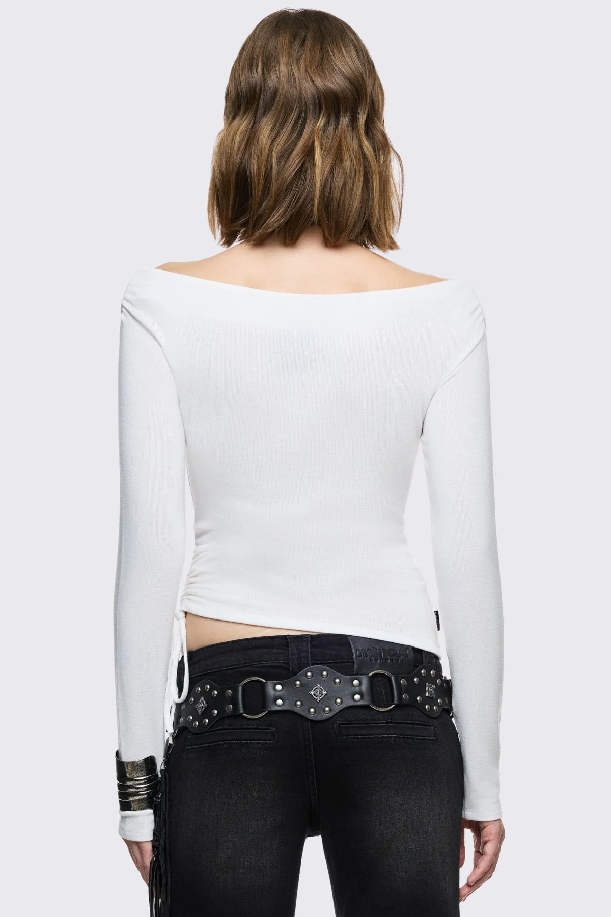 Maria White Off-Shoulder Top - Image 4