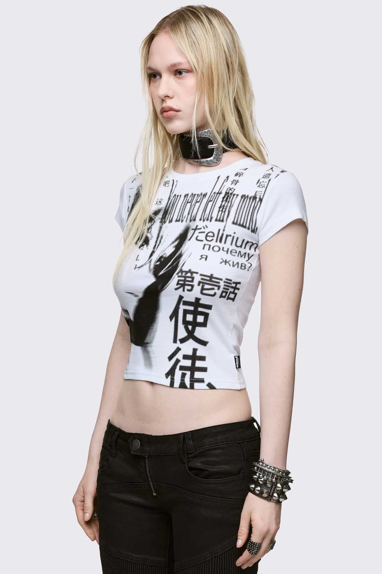 Mind Glitch Baby Tee - Image 4