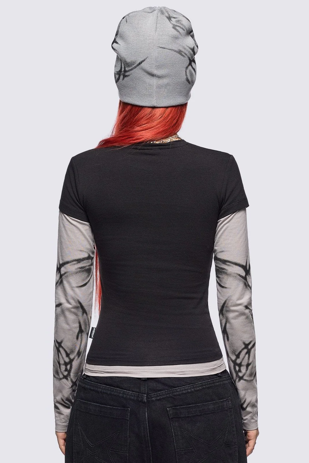 Minga x ColdF33t Layered Baby Tee - Image 4