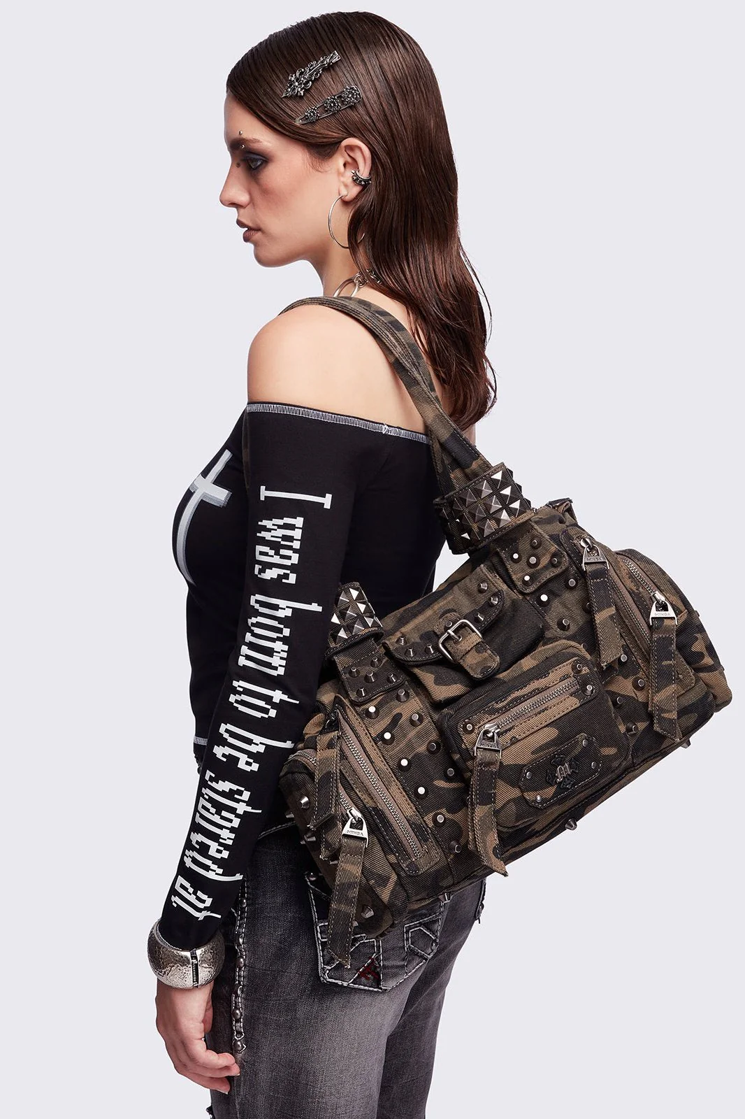 Myrrh Camo Shoulder Bag - Image 3