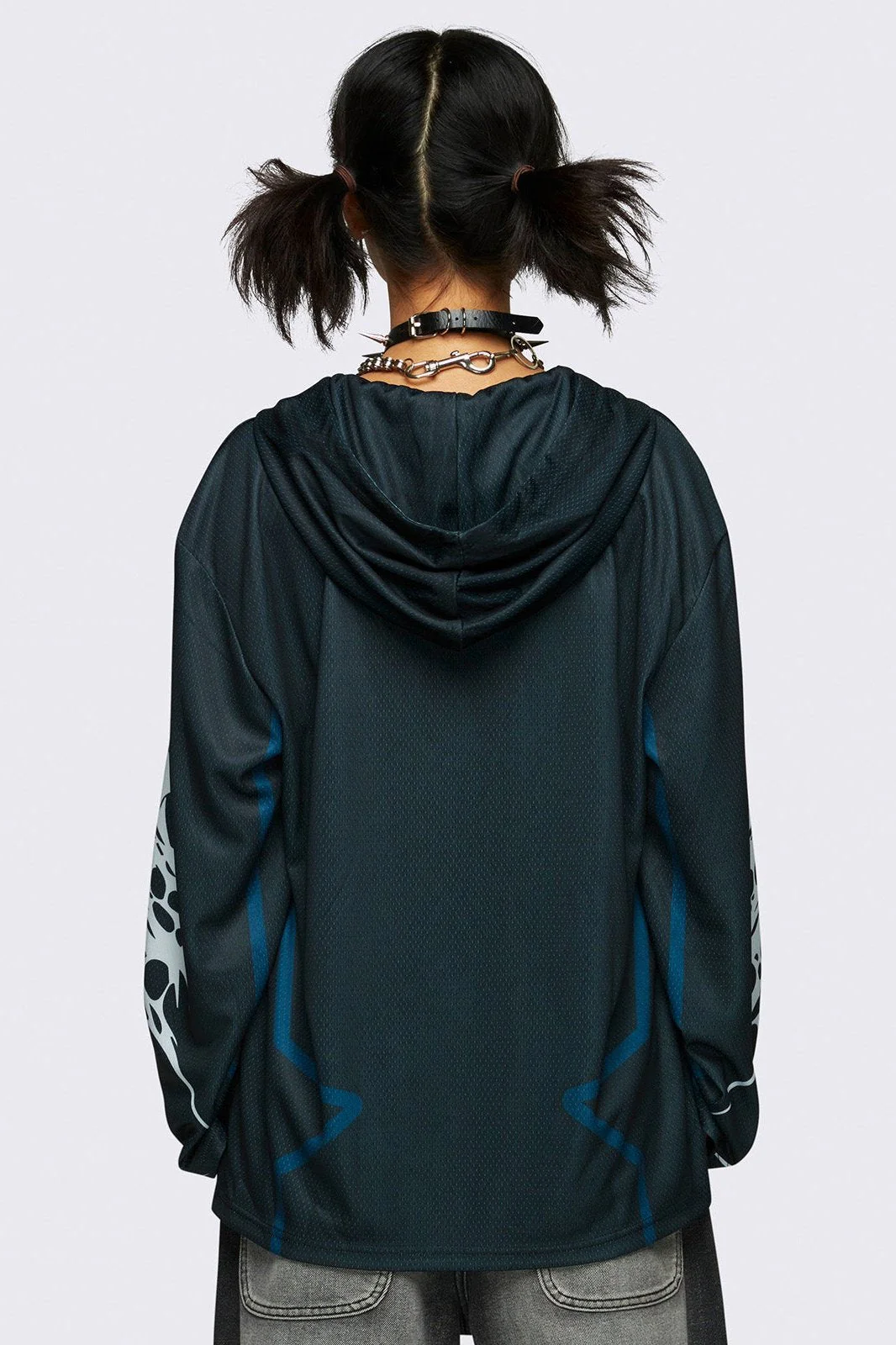 Neo Tribal Jersey Hoodie - Image 5
