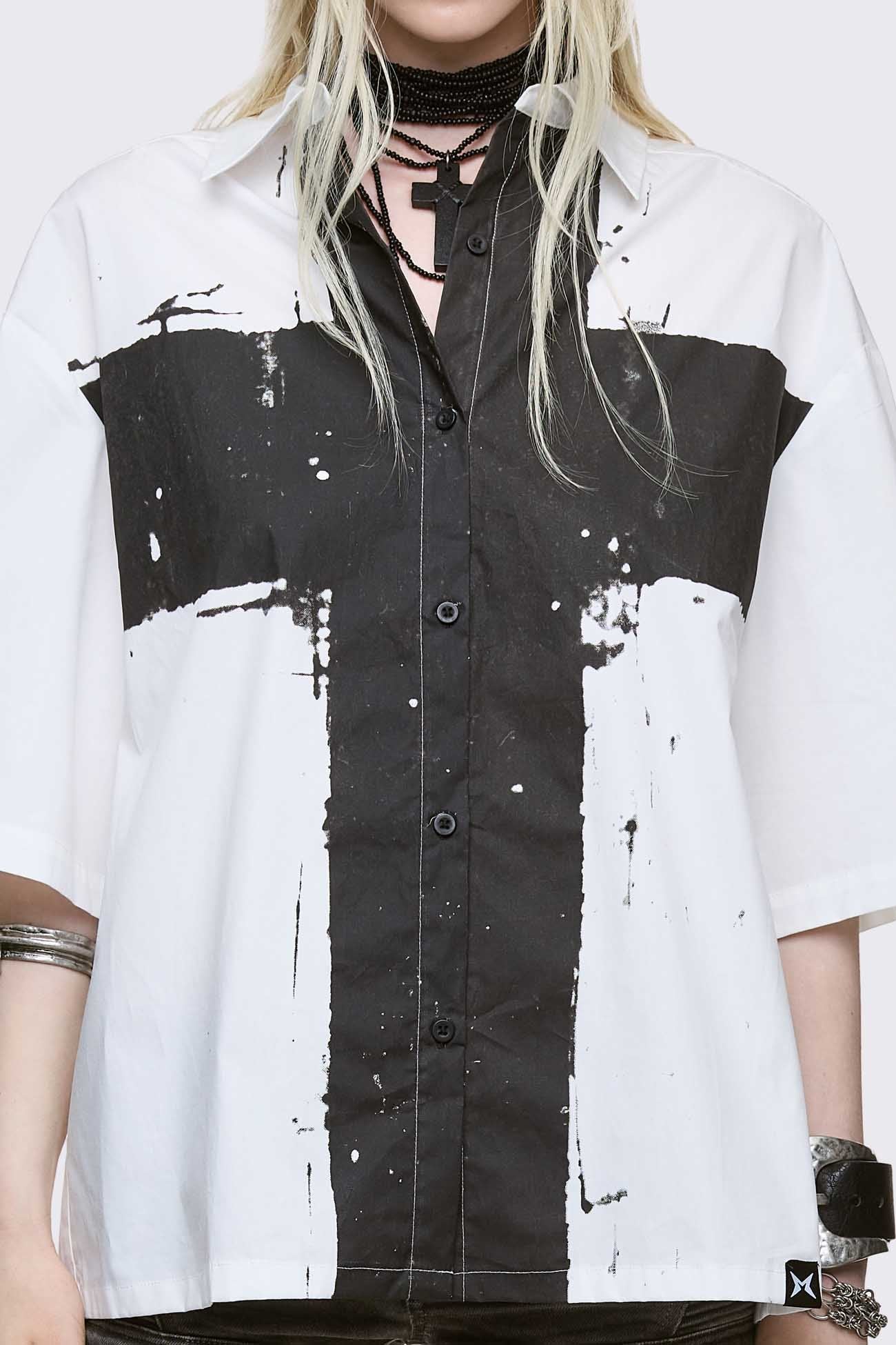 Never Saint White Shirt - Image 3