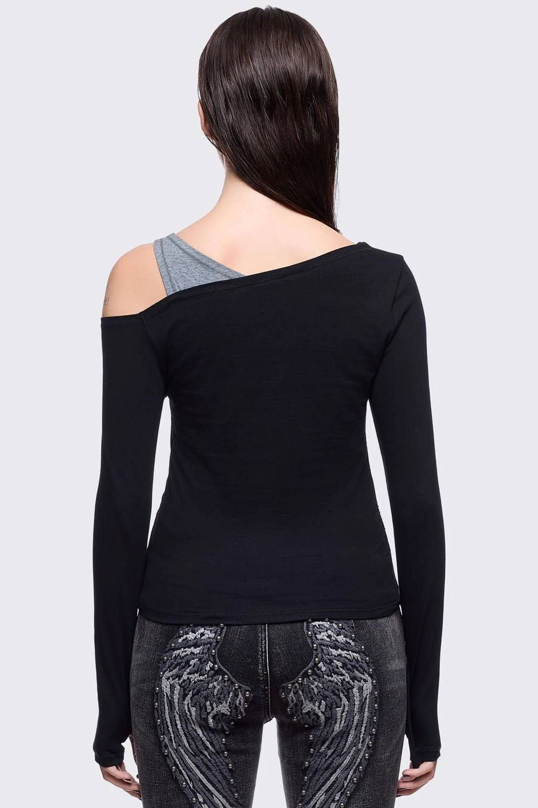 One Eye Open Slashed Top - Image 4
