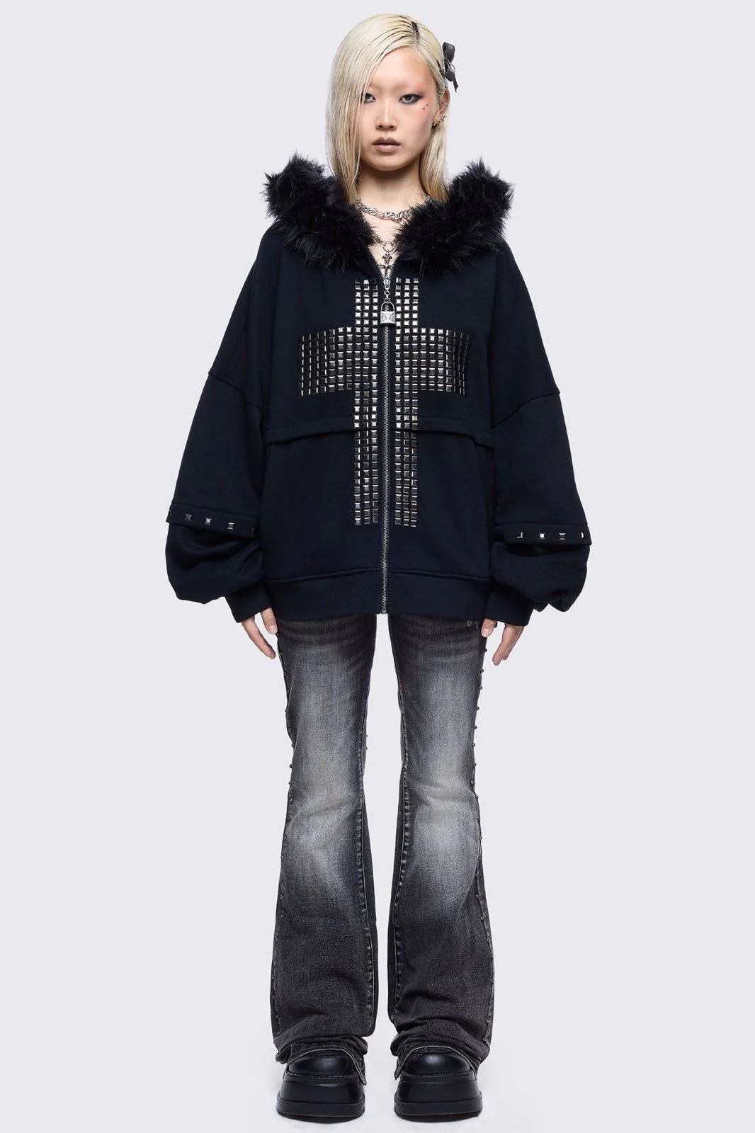 Pray 4 Me Zip Up Hoodie - Image 2